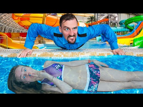 Видео: Экстремальные ПРЯТКИ От Охраны В Аквапарке Ночью ЧЕЛЛЕНДЖ!