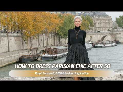 Видео: Как одеваться в стиле парижского шика после 50 | Модные идеи Ralph Lauren осень-зима 2026