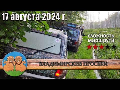Видео: ВЛАДИМИРСКИЕ ПРОСЕКИ 4х4. ОФФРОАД РЕЙД 17 августа 2024 г. Трейлер маршрута.