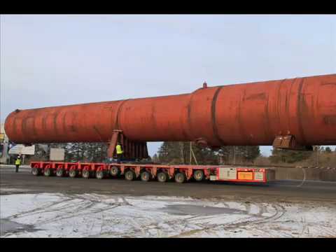 Видео: Перевозка негабаритного груза.