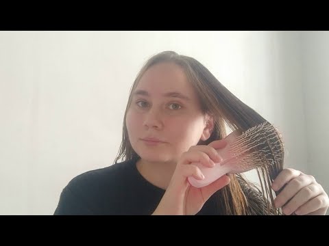 Видео: АСМР Расчесываю мокрые волосы