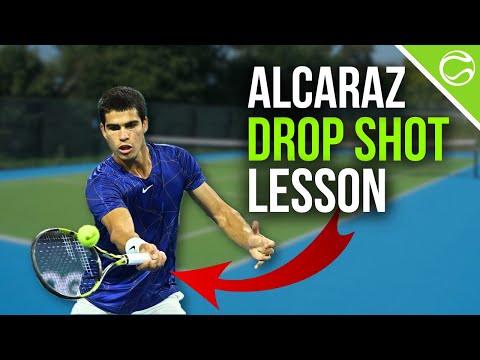 Видео: Выполняйте укороченный удар в теннисе, как Карлос Алькарас