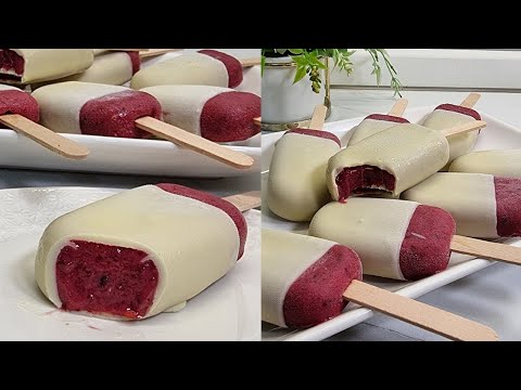 Видео: Возьми фрукты, приготовь это сказочное, невероятно вкусное мороженое.