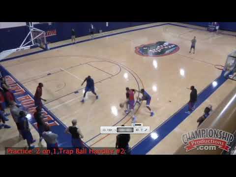 Видео: Тренировка ловушки 2 на 1 для баскетбольного прессинга по всей площадке!