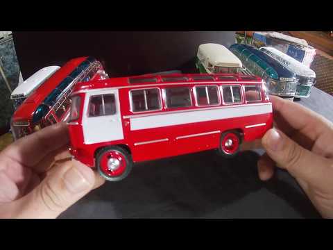 Видео: Коллекция автобусов в масштабе 1:43