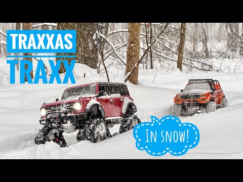 Видео: Гусеницы Traxxas! Лучше зимой ничего не едет!!! RC crawler трофи в Измайлово 3.12.2023