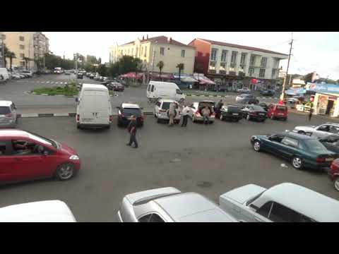 Видео: Кобулети,прогулка по городу,железнодорожный вокзал