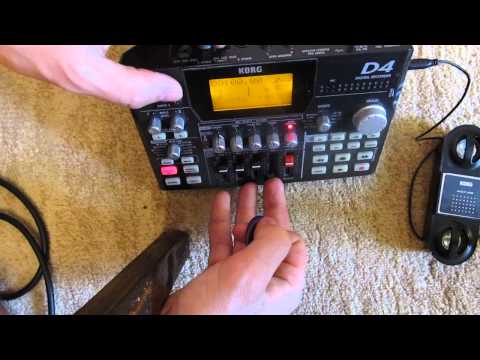 Видео: Демонстрация работоспособности Korg D4