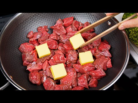 Видео: Научился этому трюку в ресторане! Самые вкусные рецепты из говядины!