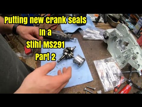 Видео: Установка новых уплотнителей на бензопилу Stihl MS 291