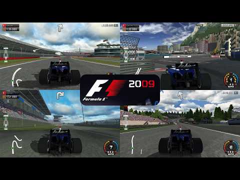 Видео: F1 2009 (PSP) - Все Гоночные Трассы