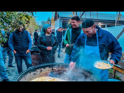 Видео: УЗБЕКСКАЯ СВАДЬБА! ВПЕРВЫЕ в Коканде! Утренний ПЛОВ на 400 человек! Что дарят ГОСТИ?!