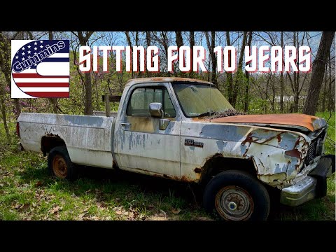 Видео: Заброшенный турбодизель Cummins первого поколения простоял 10 лет! Заведётся ли он и поедет?