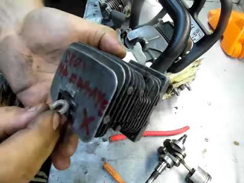 Видео: Варианты стопора поршня на бензокосе бензопиле что лучше