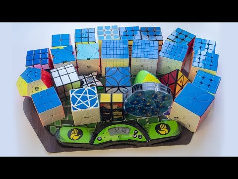 Видео: Моя коллекция головоломок. Все мои кубики Рубика