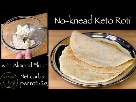 Видео: Кето-роти без замешивания | Кето-роти с миндальной мукой | Легкие кето-роти | Кето-тортилья без з...