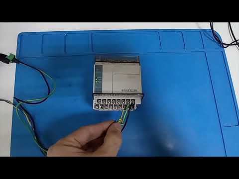 Видео: AC6662 Контроллер MITSUBISHI FX1s-20MR-ES/UL