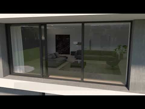 Видео: Раздвижная алюминиевая система SCHUCO ASE 80 HI