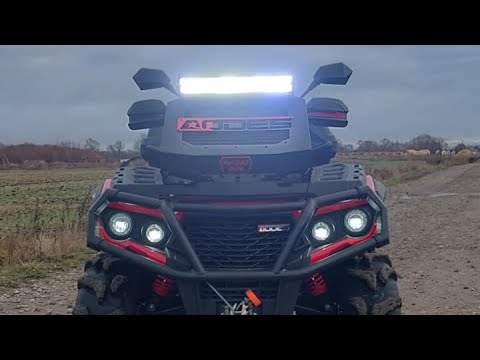 Видео: Установка выноса радиатора на квадроцикл ODES 1000 PATHCROSS от компании Kvadro ride