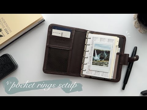 Видео: Установка карманных колец в Filofax Ranger | lindseyscribbles