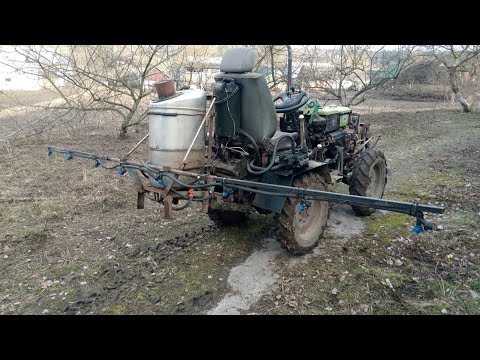 Видео: Мій новий саморобний оприскувач на 12 вольт