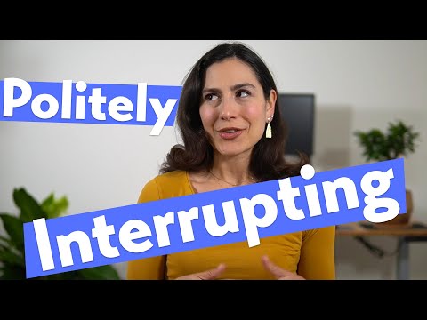 Видео: Как обращаться с людьми, которые слишком много говорят: вежливое прерывание
