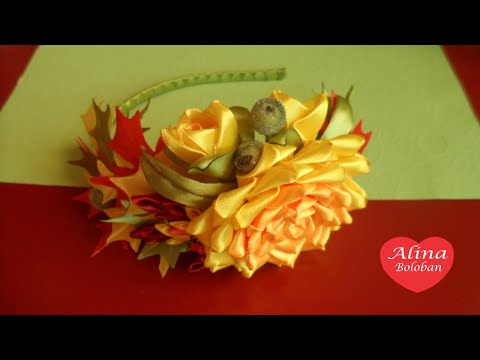Видео: Ободок Осеннее Настроение . Мастер класс / Headband Autumn mood. master Class