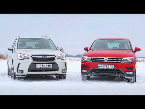 Видео: Tiguan VS Forester.  Offroad. МЕСИМ СНЕГ