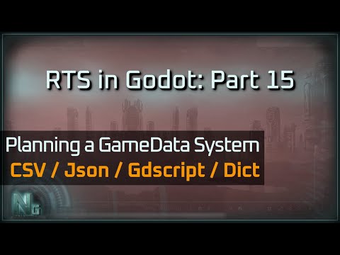 Видео: Стратегии в Godot. Часть 15: Планирование системы игровых данных для проекта RTS, созданного в Go...