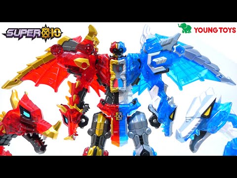 Видео: [Два дракона объединяются с роботом! ] SUPER10 "Dragonias" лучшие МОЛОДЫЕ ИГРУШКИ [корейские]