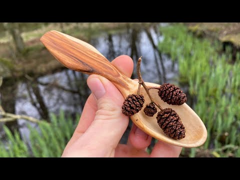 Видео: Процес виготовлення ложки зі сливового дерева  . How to make a wooden spoon ?🥄