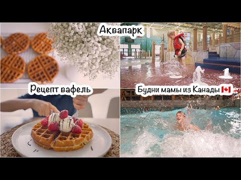 Видео: Будни мамы из Канады🇨🇦Рецепт вафель🧇Аквапарк🌊Шопинг по дороге🛍