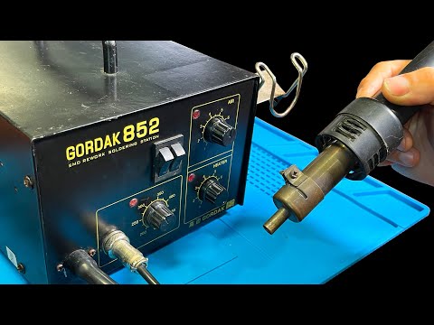 Видео: Ремонт паяльной станции Gordak 852. Не работает регулировка температуры. Жарит на полную!