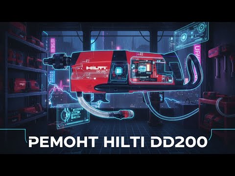 Видео: Замена сальников воды HILTI DD 200