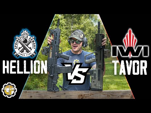 Видео: Springfield Hellion против IWI X95 Tavor