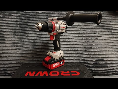 Видео: CROWN CT21127HMX-4 BMC, топовый шуруповёрт с максимальным набором функций.