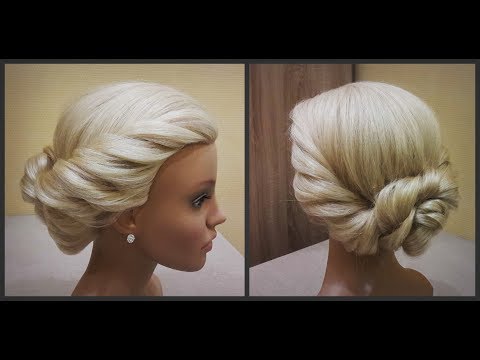 Видео: Красивая прическа в греческом стиле.удобно делать самой себе.Beautiful hairstyle in Greek style.