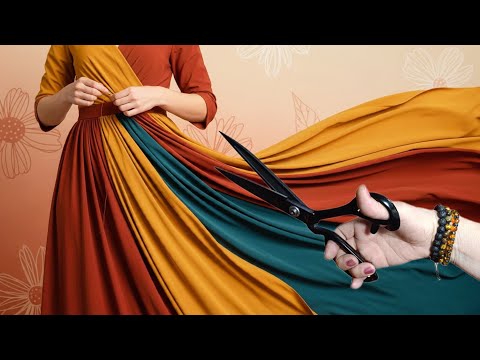 Видео: 🍁Как сшить осеннее платье: 5 красивых советов по крою и шитью платья с длинным рукавом /БЕЗ ВЫКРОЙКИ