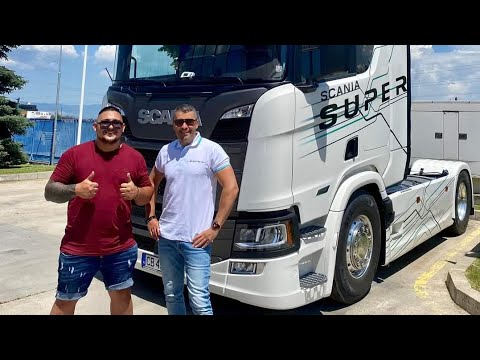 Видео: Пробвах новата SCANIA 460R SUPER | Denis Kadirow TruckVloger