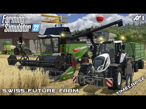 Видео: Переезжаем на новую ШВЕЙЦАРСКУЮ ФЕРМУ БУДУЩЕГО с @kedex | Future Farm | Farming Simulator 22 | Эп...