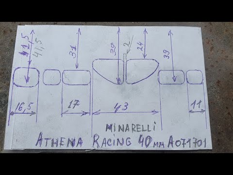 Видео: Развертка цилиндра скутера Athena Racing