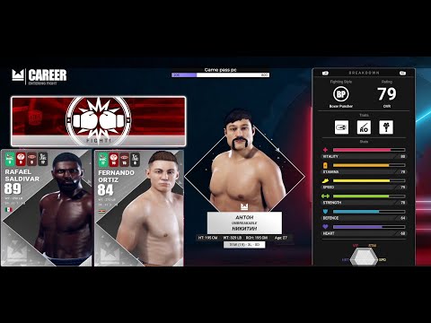 Видео: Карьера в Undisputed Boxing №8 - Попался против шпалы! Выживал как мог.