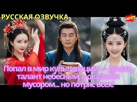 Видео: Попал в мир культивации — думал, талант небесный, а оказался мусором... но потряс всех!