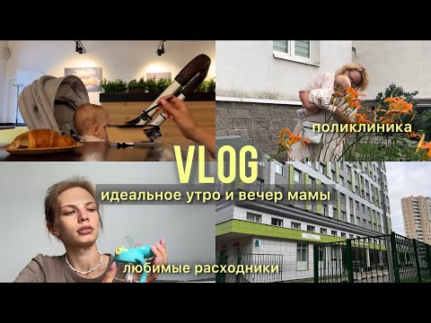 Видео: VLOG: Идеальное утро и вечер мамы // поликлиника // гуляем с мамой // какими расходниками пользуемся