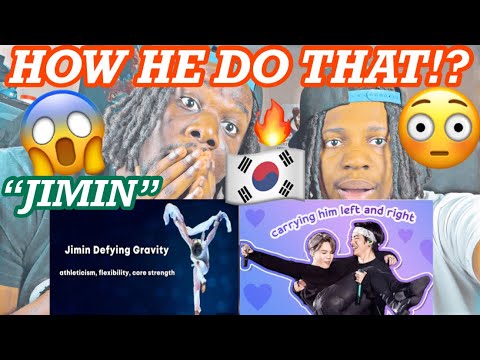 Видео: Чимин бросает вызов гравитации | Атлетизм + BTS поднимают и несут Чимина (РЕАКЦИЯ)