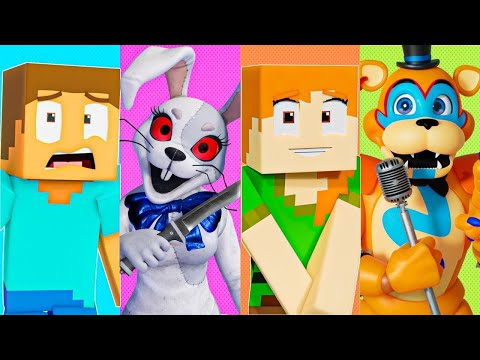 Видео: МИШКА ФРЕДДИ - КУБИЧЕСКОЕ ВТОРЖЕНИЕ! | FNaF Security Breach - Анимации на русском