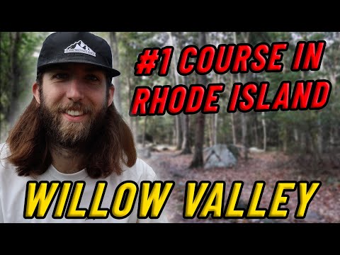 Видео: Играем на поле для диск-гольфа №1 во ВСЕХ 50 штатах! Род-Айленд 40/50 — Уиллоу-Вэлли