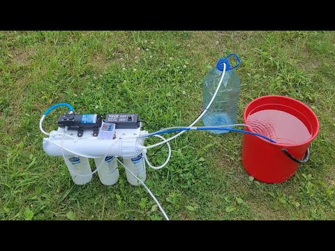 Видео: очистка воды обратный осмос