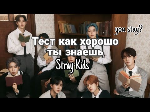 Видео: YOU STAY? Тест: Как Хорошо Ты Знаешь Stray kids