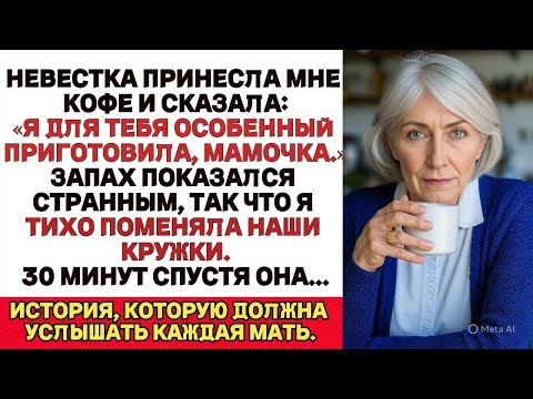 Видео: Моя невестка налила мне чашку кофе от которой шёл очень странный запах  я поменяла наши кружки и...